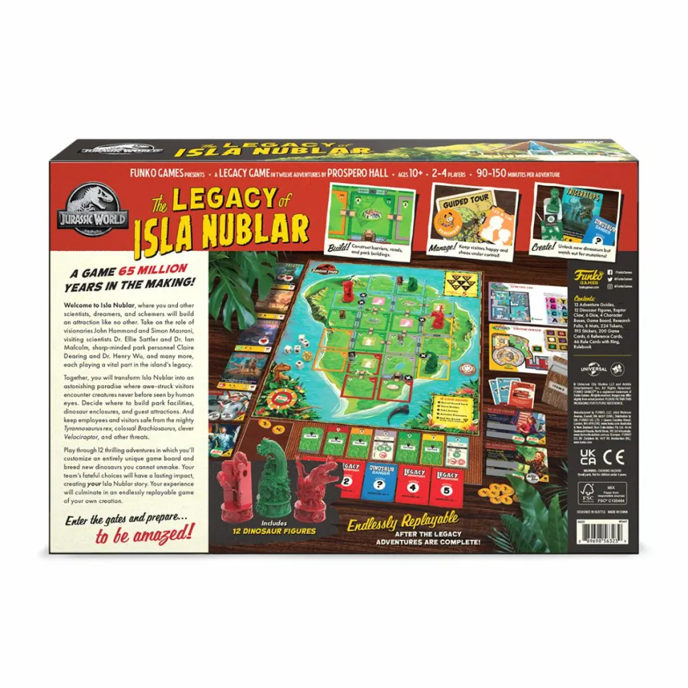 Jurassic World - The Legacy of Isla Nublar Board Game