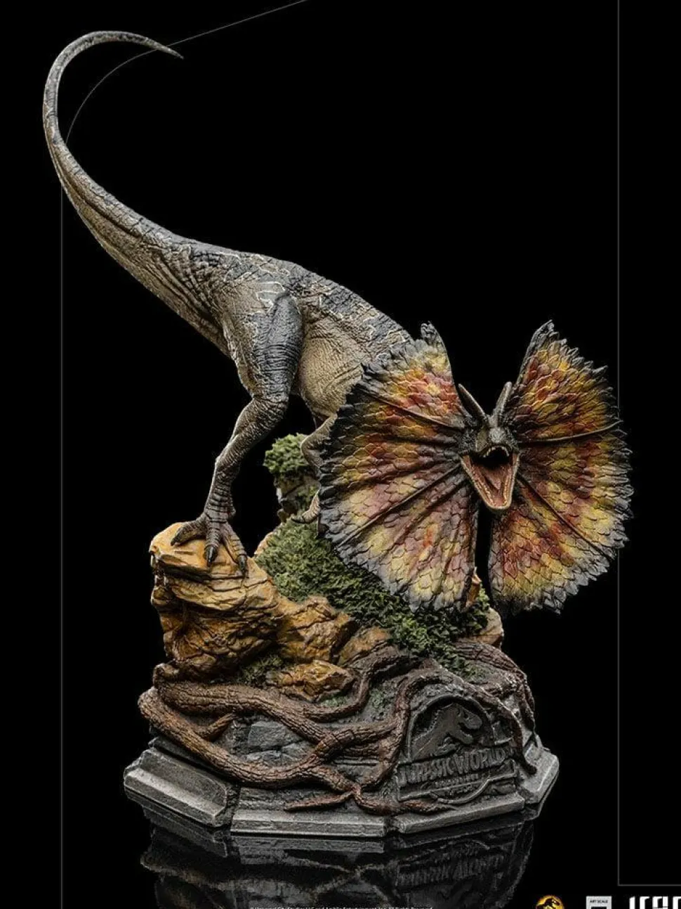 Jurassic World: Dominion - Dilophosaurus 1/10th Scale Statue