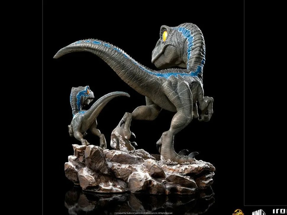 Jurassic World: Dominion - Blue & Beta Velociraptor MiniCo 5” Vinyl Figure