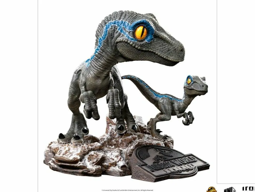 Jurassic World: Dominion - Blue & Beta Velociraptor MiniCo 5” Vinyl Figure