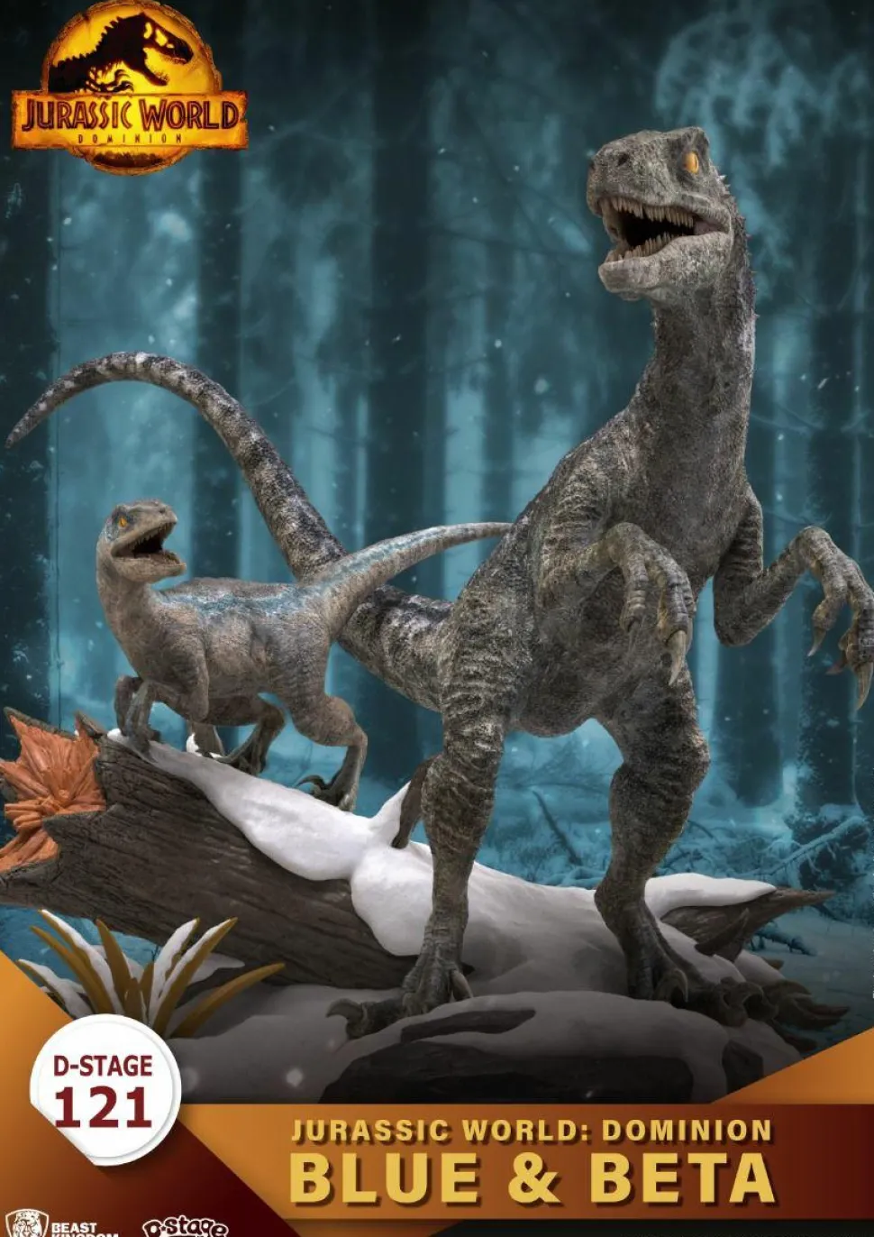 Jurassic World: Dominion - Blue & Beta D-Stage 5" Diorama Statue