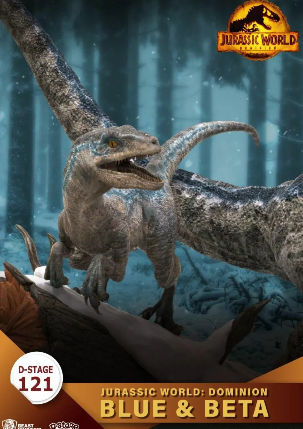 Jurassic World: Dominion - Blue & Beta D-Stage 5" Diorama Statue