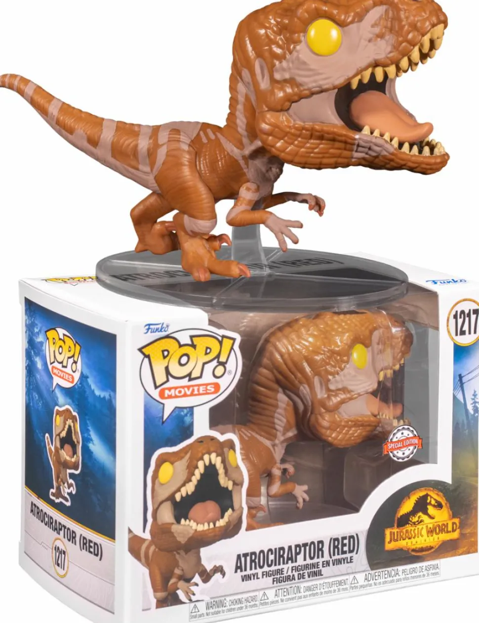 Jurassic World: Dominion - Atrociraptor Red Pop! Vinyl Figure