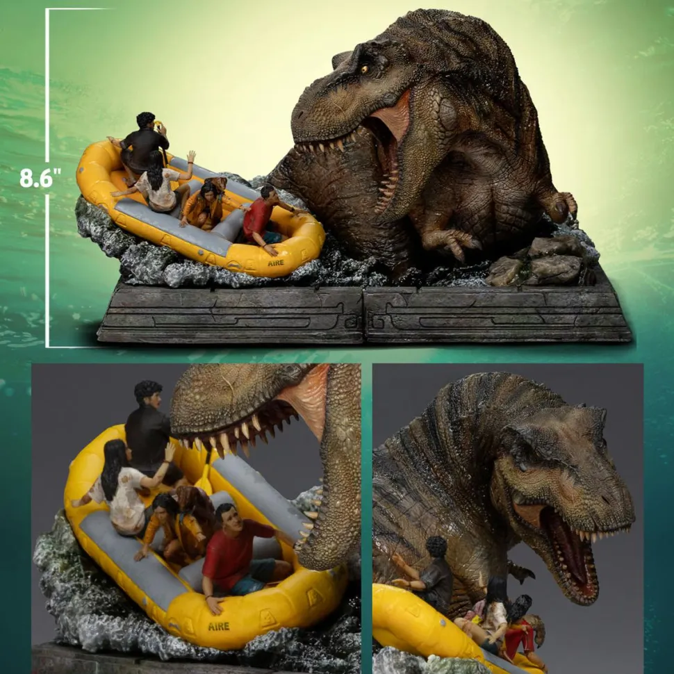 Jurassic World: Rebirth (2025) - T-Rex River Attack 1/20th Scale Diorama Statue