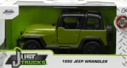 Just Trucks - Green 1992 Jeep Wrangler 1/32 Scale Die-Cast Vehicle Replica