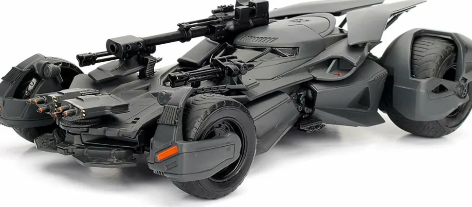 Justice League (2017) - Batman with Batmobile Hollywood Rides 1/24th Scale Die-Cast Vehicle Replica