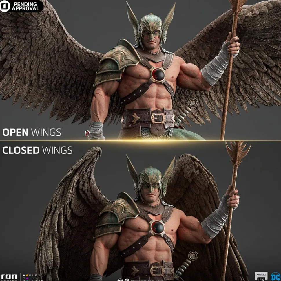 Justice League - Hawkman 10th Anniversary 1/10th Scale Statue