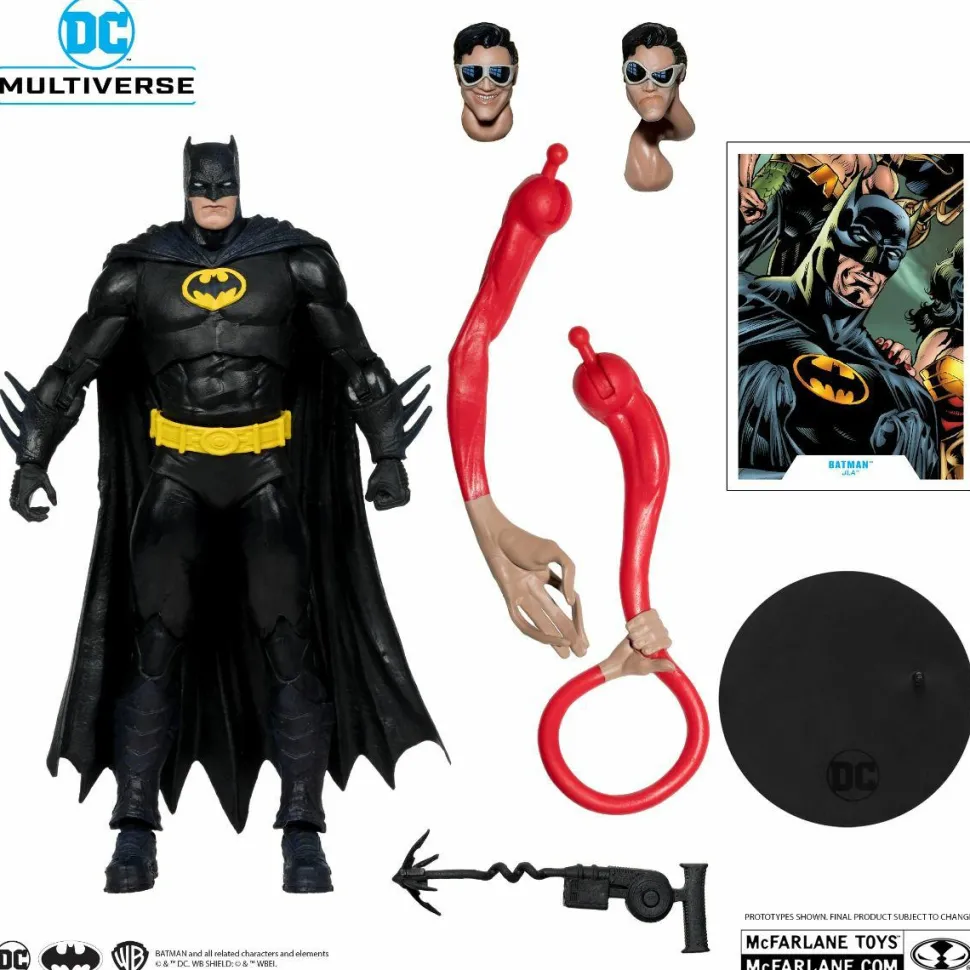 Justice League of America - Batman DC Multiverse 7" Scale Action Figure (Plastic Man Build-A-Figure)