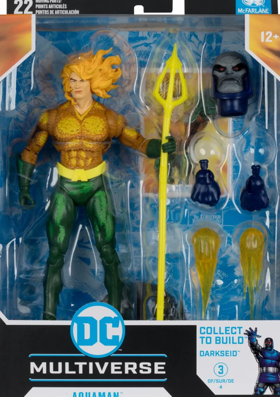 Justice League Task Force (1995) - Aquaman DC Multiverse 7" Scale Action Figure (Darkseid Build-A-Figure)