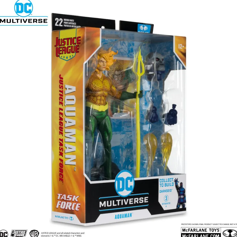 Justice League Task Force (1995) - Aquaman DC Multiverse 7" Scale Action Figure (Darkseid Build-A-Figure)