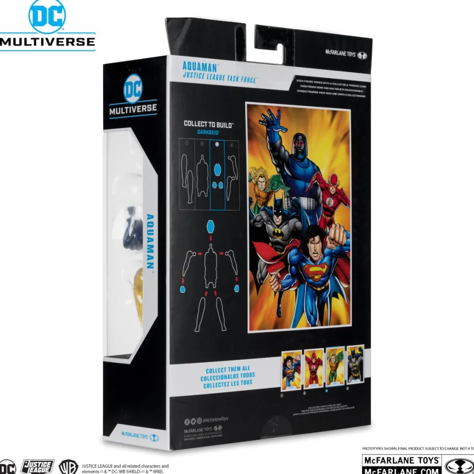 Justice League Task Force (1995) - Aquaman DC Multiverse 7" Scale Action Figure (Darkseid Build-A-Figure)