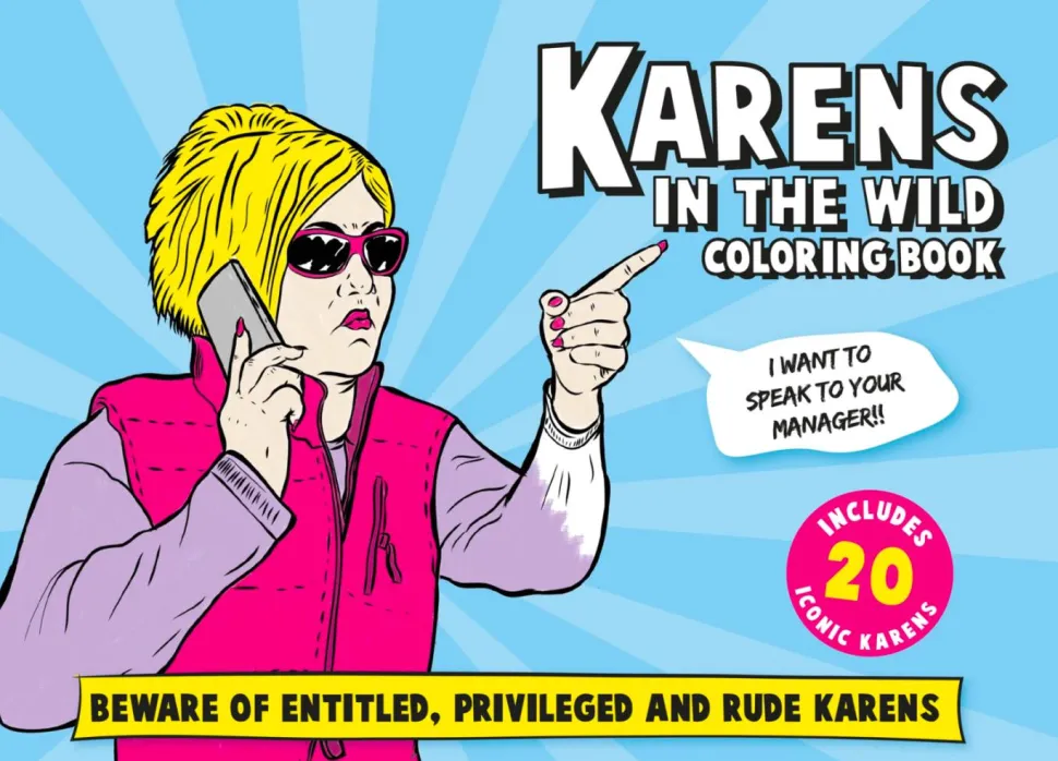 Karens in the Wild Colouring Book by Richard Bath Paperback Book