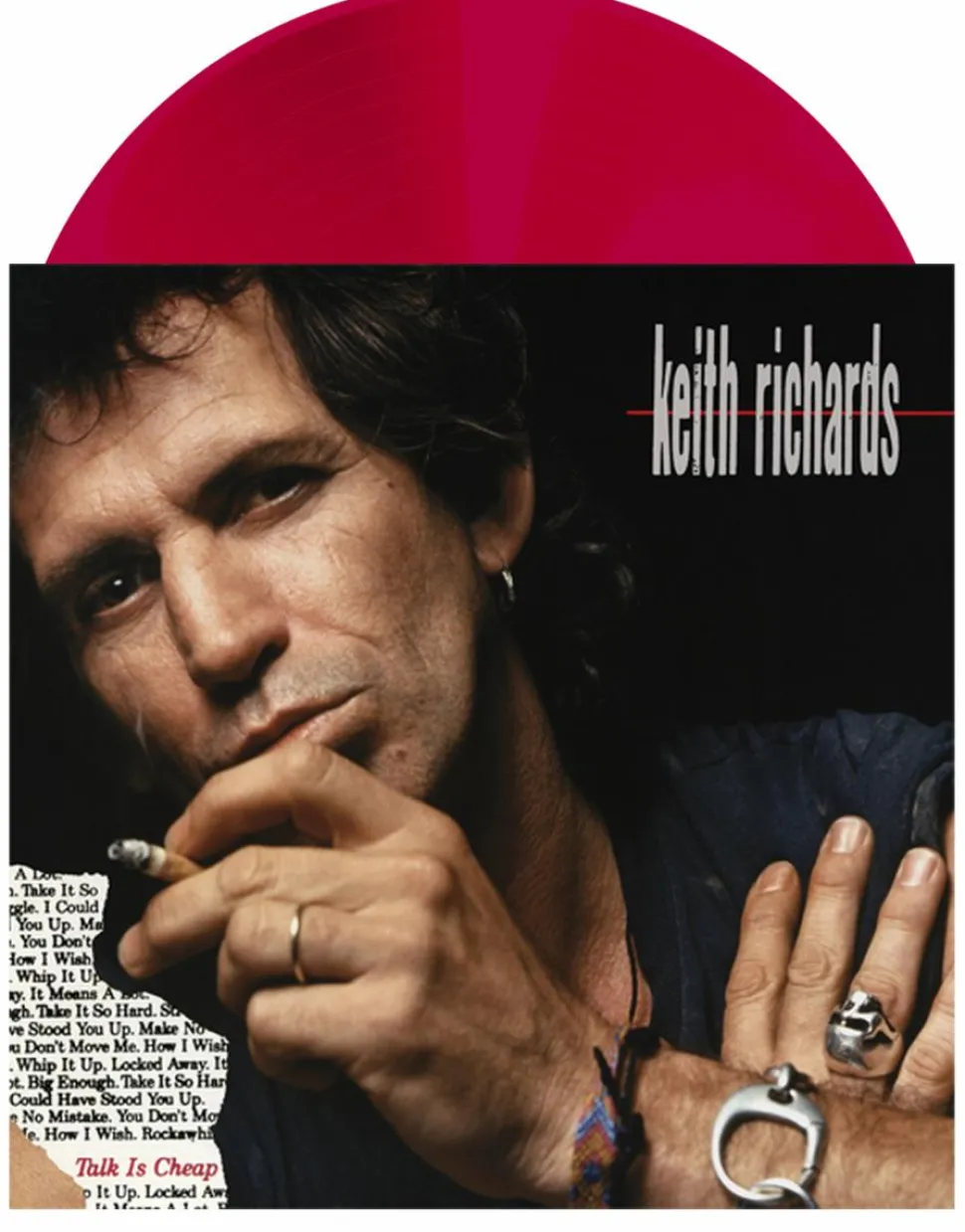 Keith Richards - Talk Is Cheap 30th Anniversary LP Vinyl Record (Red Coloured Vinyl)
