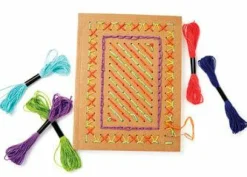 Kid Made Modern - Embroidered Notebook Kit