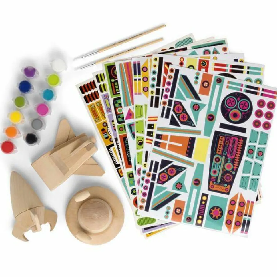 Kid Made Modern - Wooden Spaceship Kit