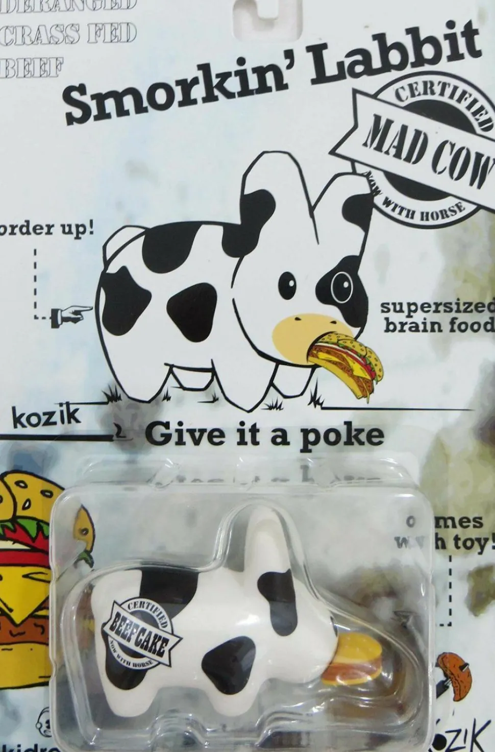 Kidrobot - Mad Cow Smorkin’ Labbit 2.5” Vinyl Figure