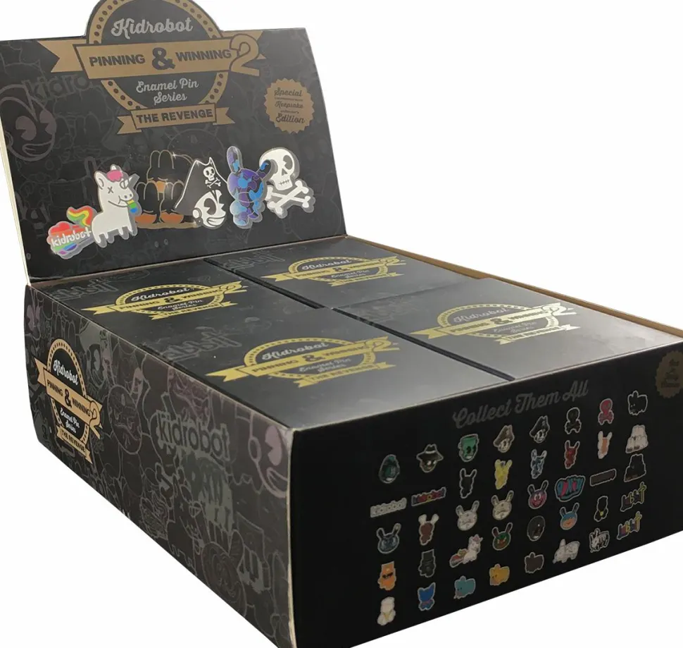 Kidrobot - Pinning & Winning 2: The Revenge Blind Box Enamel Pin (Display of 20)