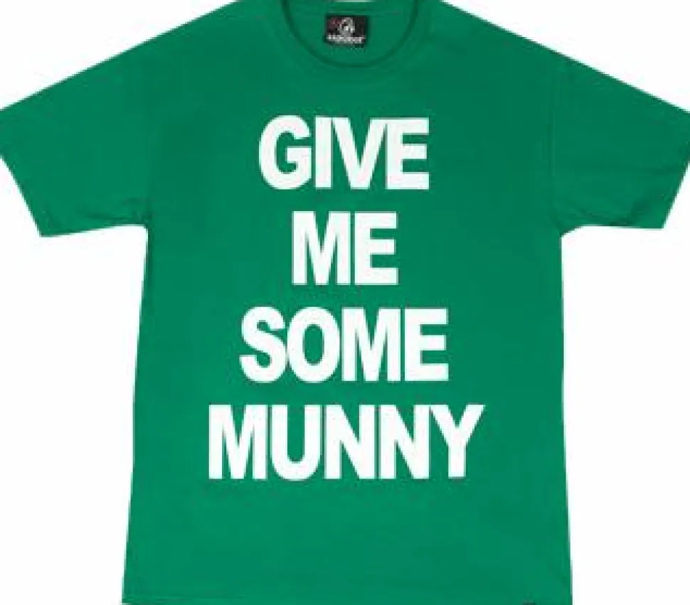 Kidrobot - T-Shirt Give Me Some Munny Green Male