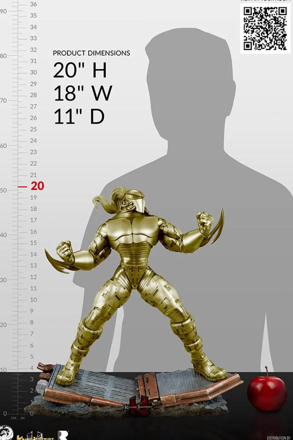 Killer Instinct - Fulgore (Gold Edition) 1/4th Scale Statue