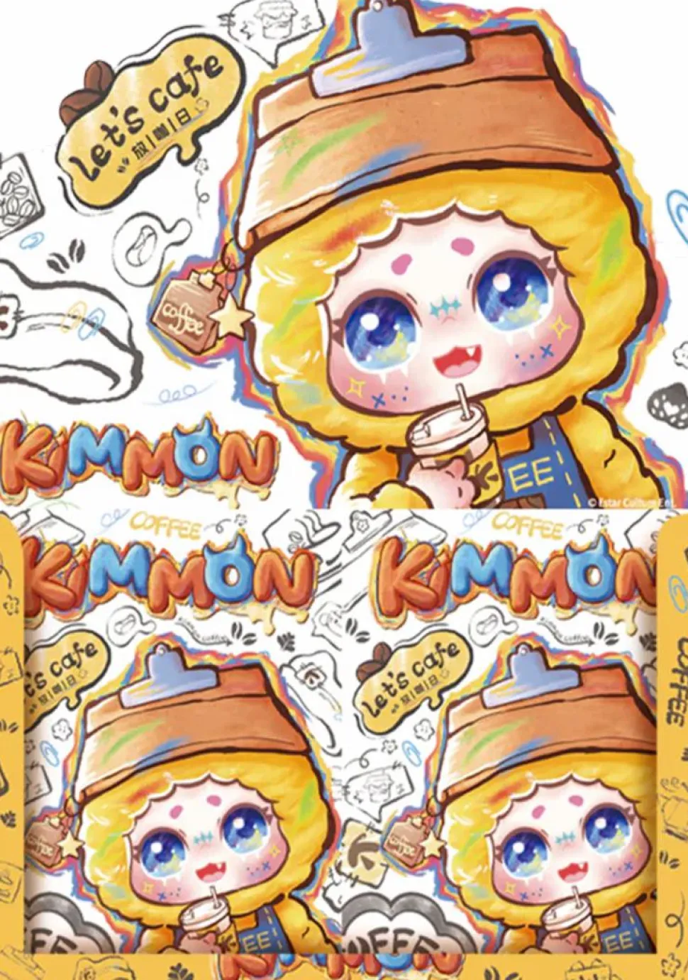 Kimmon - Let's Cafe Series Blind Box Plush (Display of 6)