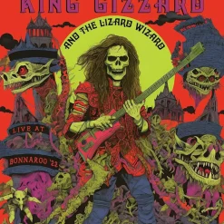 King Gizzard & The Lizard Wizard - Live At Bonnaroo '22 2xLP Vinyl Record (Bubblegum & Sour Grape Coloured Vinyl)