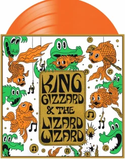 King Gizzard & The Lizard Wizard - Live In Milwaukee ’19 3xLP Vinyl Record (Orange Coloured Vinyl)