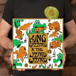 King Gizzard & The Lizard Wizard - Live In Milwaukee ’19 3xLP Vinyl Record (Orange Coloured Vinyl)