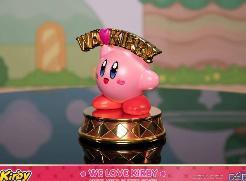 Kirby - We Love Kirby Mini Metals 4” Statue