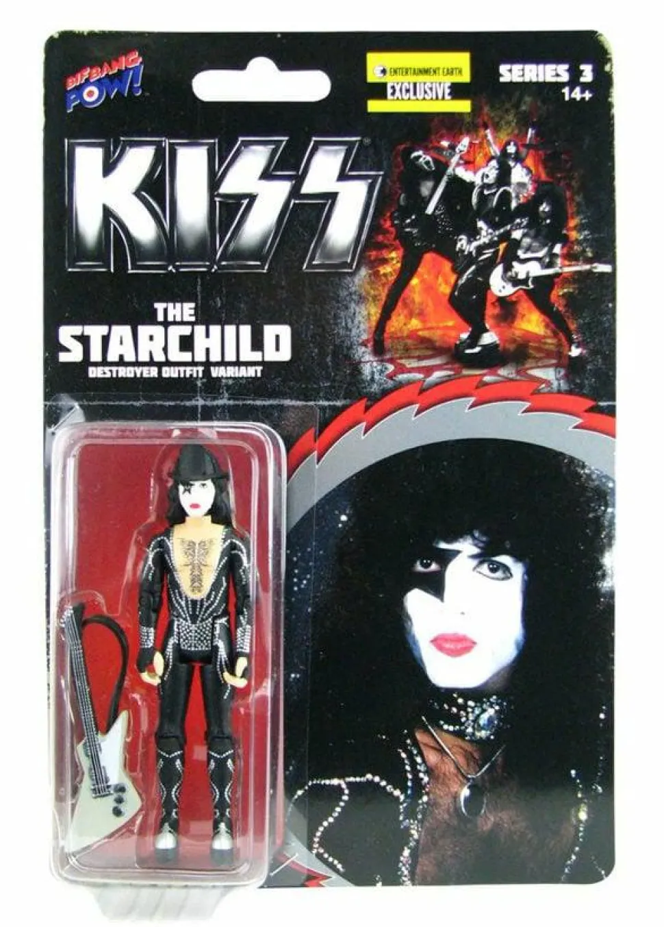 KISS - Series 3 The Starchild Destroyer Outfit 3.75” Action Figure (Entertainment Earth Exclusive)