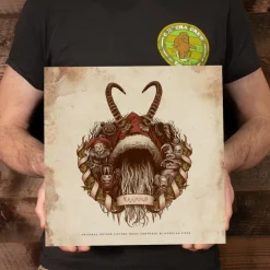 Krampus - Original Motion Picture Soundtrack By Douglas Pipes 2xLP Vinyl Record (“Candy Cane” Pink With Red Splatter Coloured Vinyl)