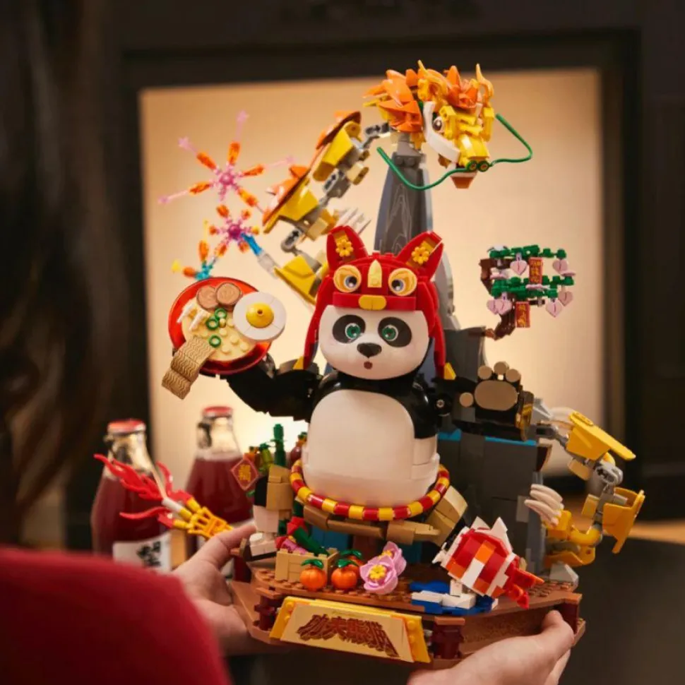 Kung Fu Panda - Dragon Warrior Spring Festival Special Edition Building Block Construction Set (1431 Pieces)
