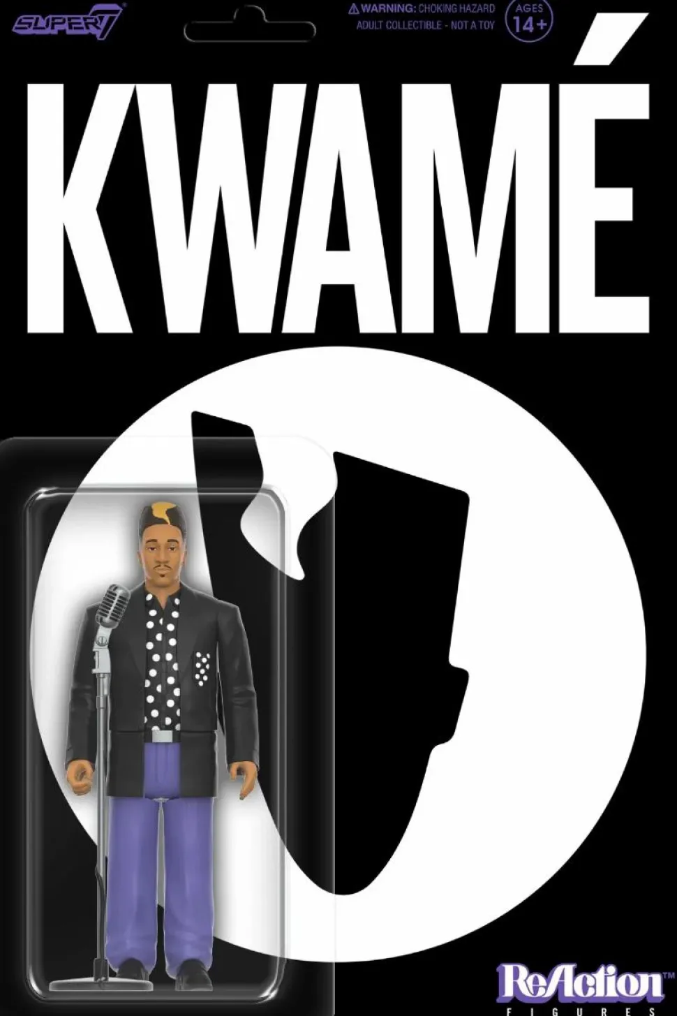 Kwame - Kwame (Black & White Polka Dot) ReAction 3.75" Action Figure