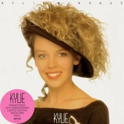 Kylie Minogue - Kylie LP Vinyl Record (Neon Pink Coloured Vinyl)