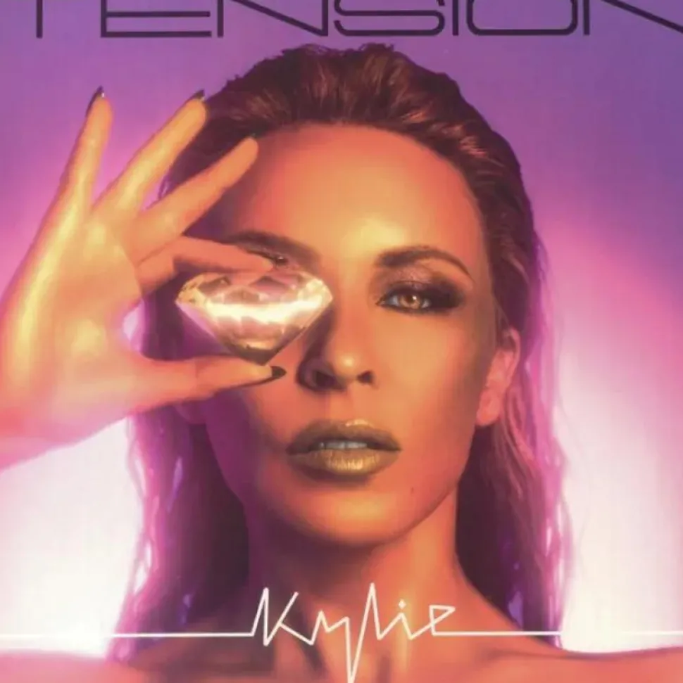 Kylie Minogue - Tension LP Vinyl Record (Transparent Orange Coloured Vinyl)