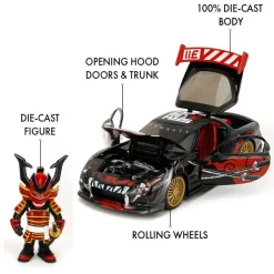 Lab Monkeys - Saru & 1993 Mazda RX-7 1/24th Scale Die-Cast Vehicle Replica