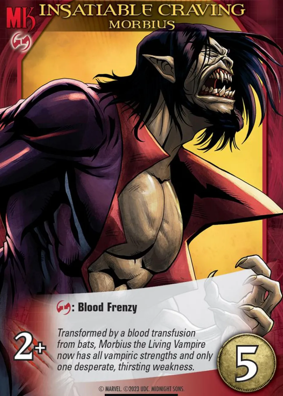 Legendary - Marvel Midnight Sons Deck Building Board Game Expansion