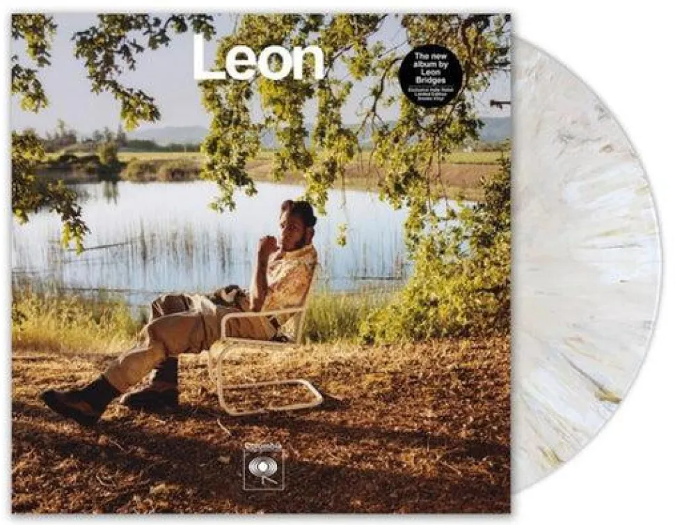 Leon Bridges - Leon LP Vinyl Record (Indie Exclusive Tan, White & Brown Marble "Smoke" Coloured Vinyl)