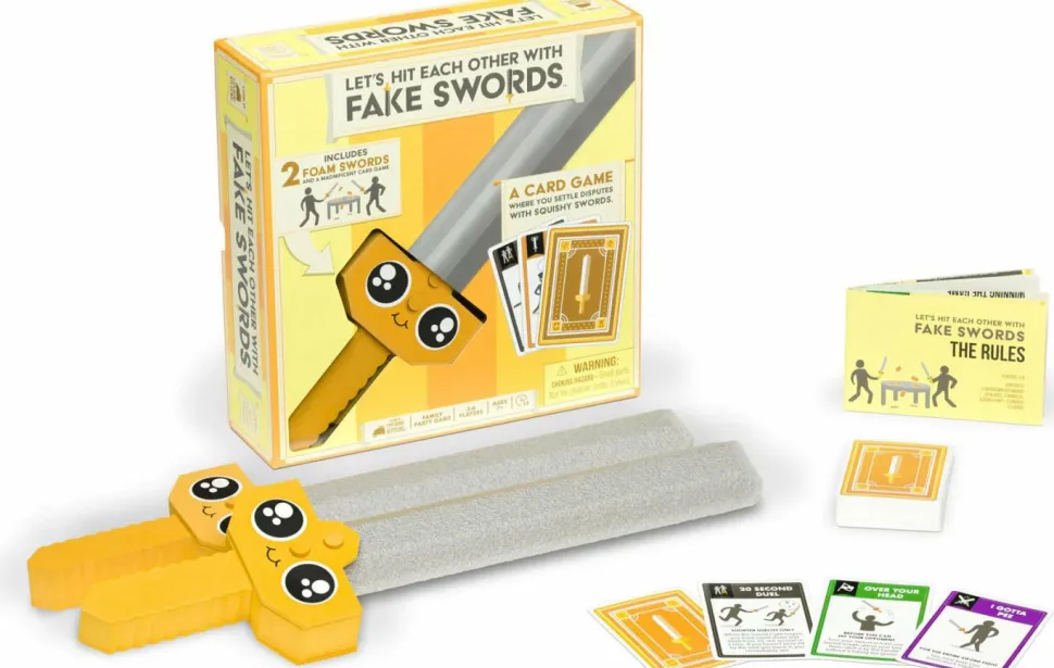 Let's Hit Each Other with Fake Swords - A Family Party Game by Exploding Kittens Card Game