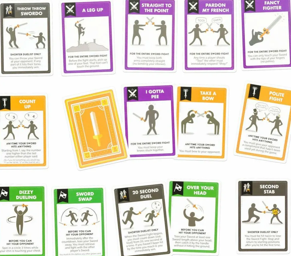 Let's Hit Each Other with Fake Swords - A Family Party Game by Exploding Kittens Card Game
