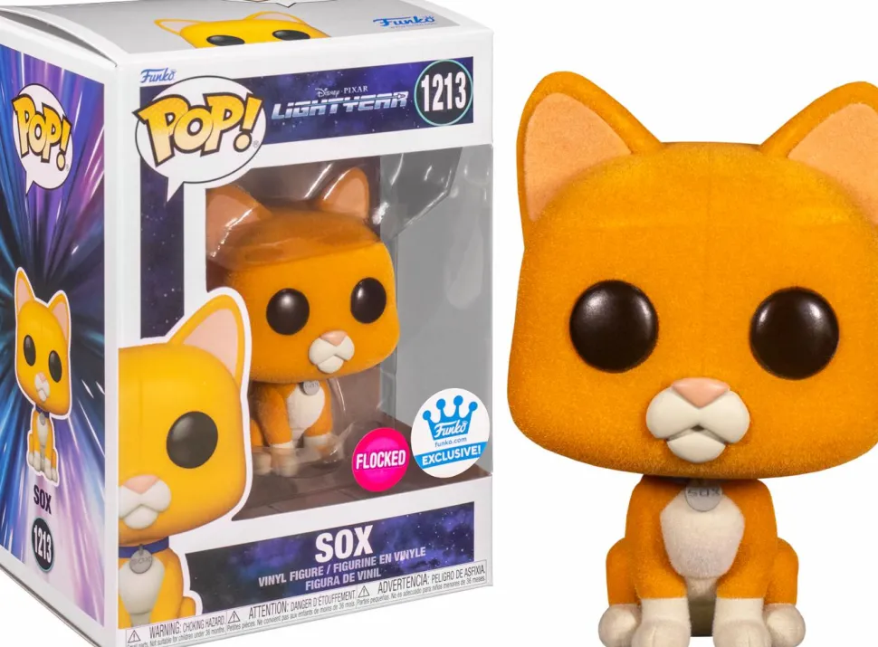 Lightyear (2022) - Sox Flocked Pop! Vinyl Figure (Funko / Popcultcha Exclusive)
