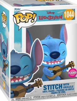 Lilo & Stitch - Stitch with Ukulele Flocked Pop! Vinyl Figure & T-Shirt Box Set