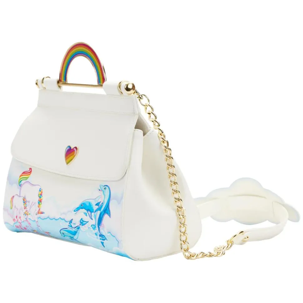 Lisa Frank - Markie Reflection 8” Faux Leather Crossbody Bag