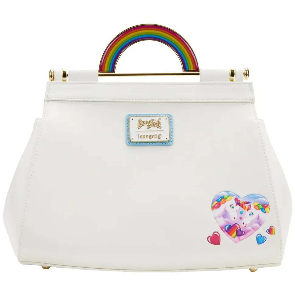 Lisa Frank - Markie Reflection 8” Faux Leather Crossbody Bag