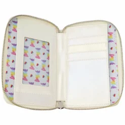 Lisa Frank - Rainbow Logo 4” Faux Leather Zip-Around Wallet
