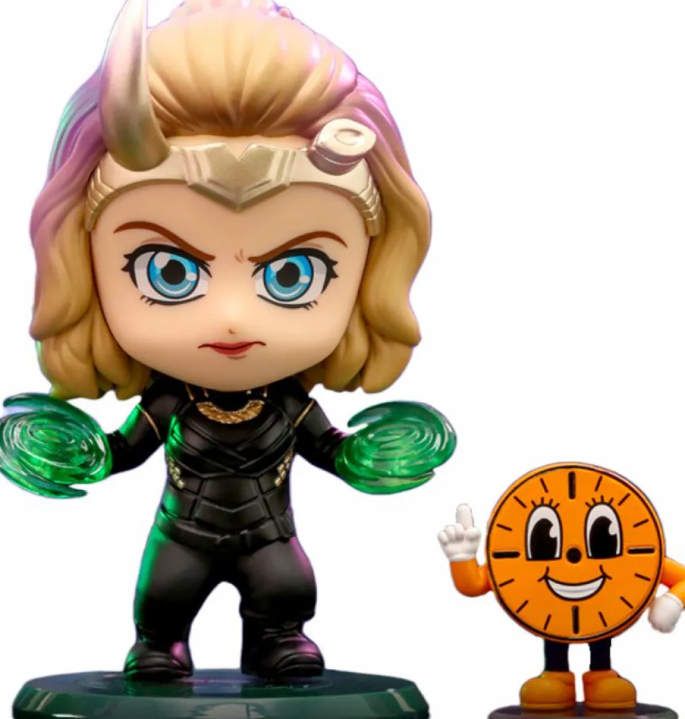 Loki (2021) - Sylvie with Miss Minutes Cosbaby (S) Hot Toys Figure
