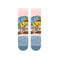 Looney Tunes - Looney Tunes x Stance Tweety Crew Socks (One Size)