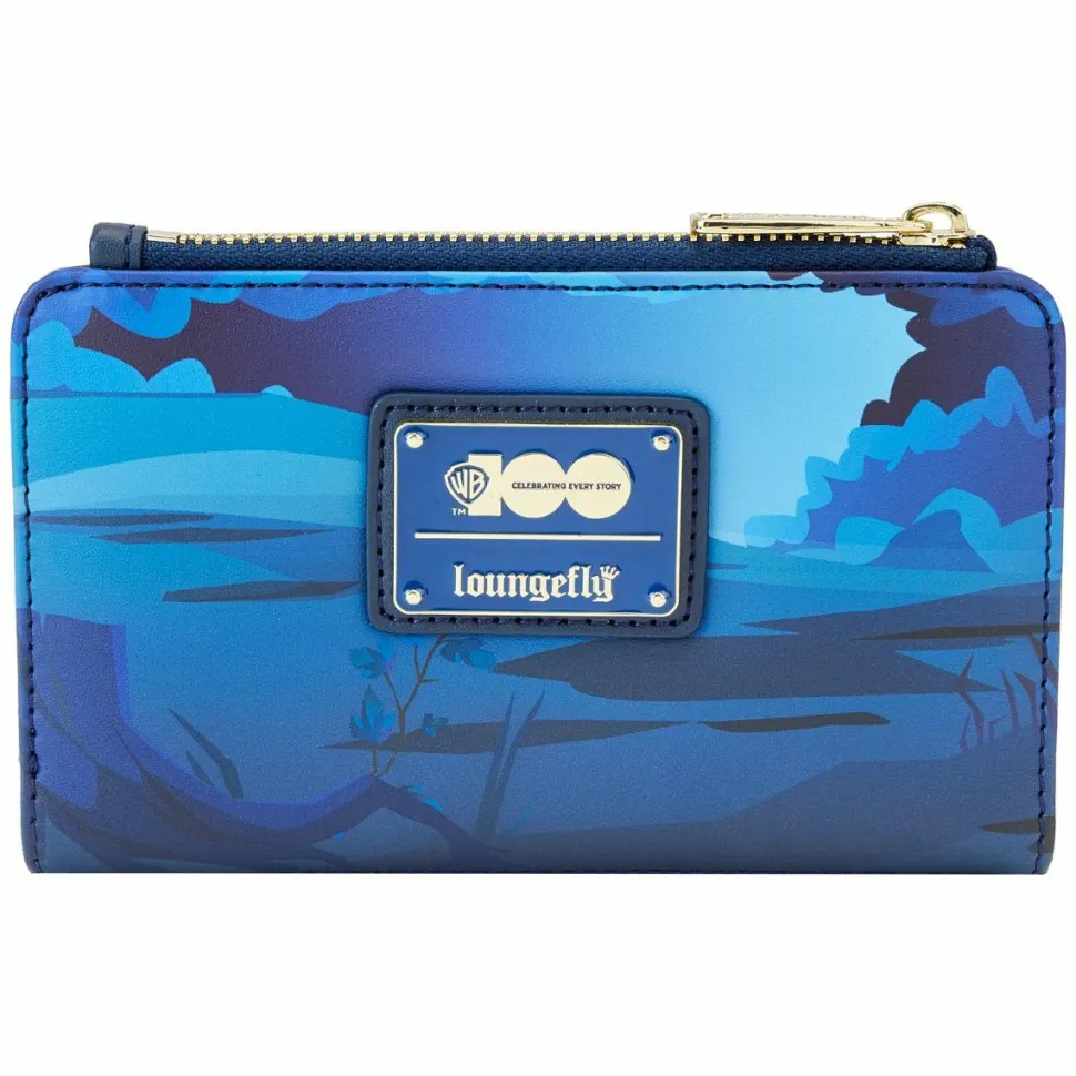 Looney Tunes x Scooby Doo - Warner Bros. 100th Anniversary Mashup Glow in the Dark 4" Faux Leather Flap Wallet