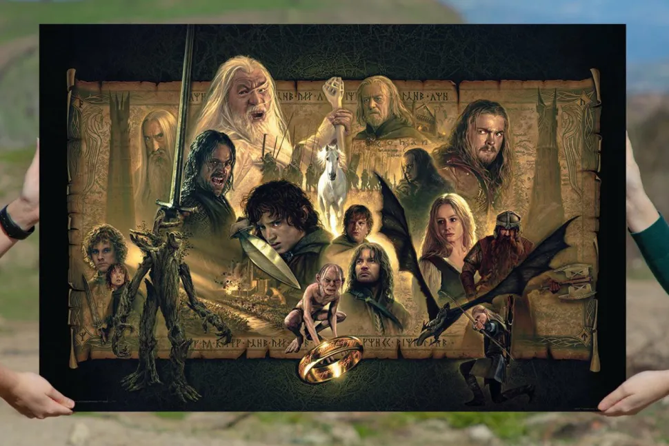 Lord of the Rings - The Two Towers Fine Art Print by Jerry Vanderstelt