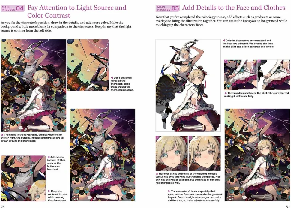 Manga & Anime Digital Illustration Guide: A Handbook for Beginners by Studio Hard Deluxe Paperback Book