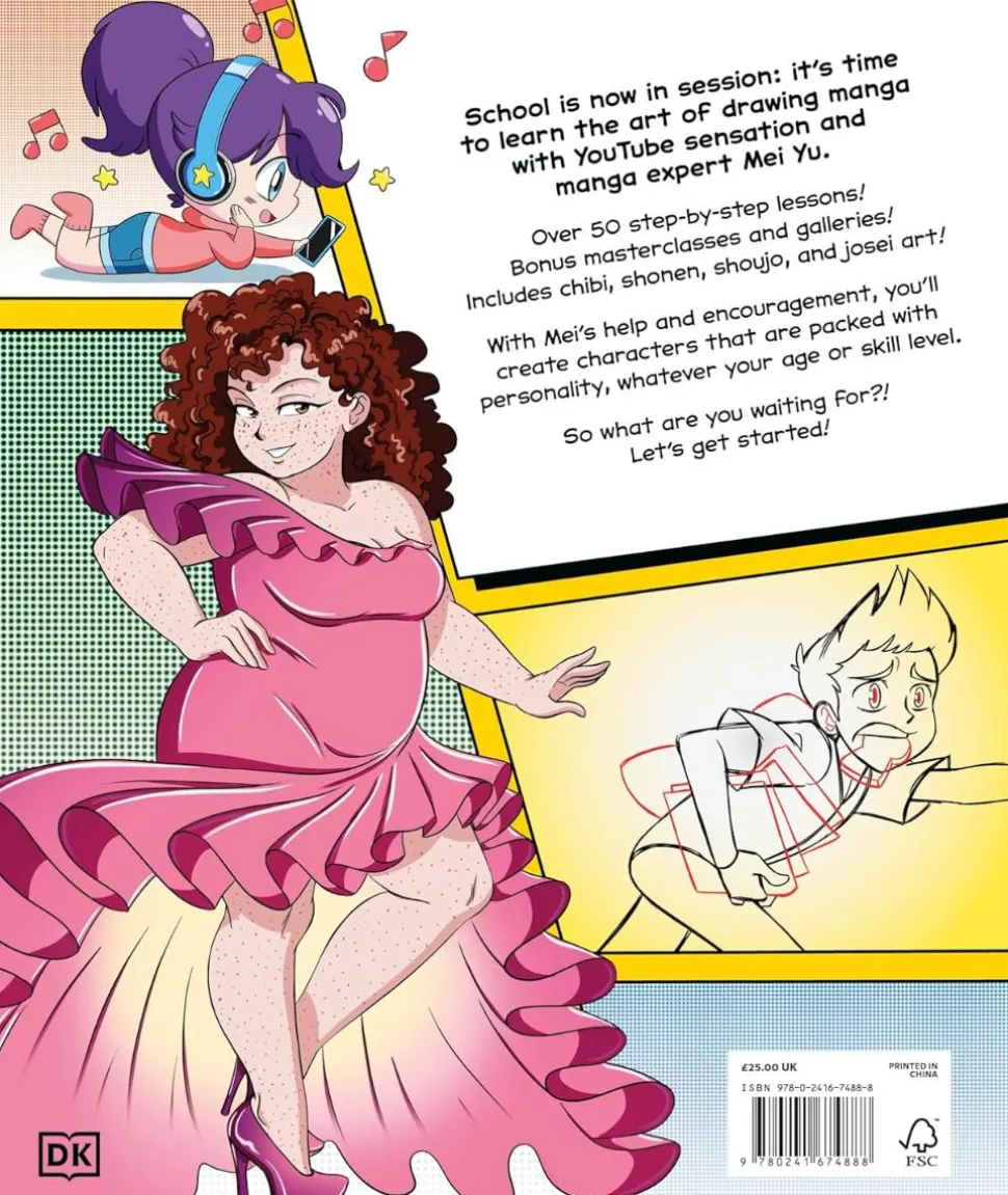 Manga Drawing School Hardcover Book